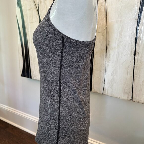 Lululemon CRB II Cool Racerback II Tank Top Heathered Black/Gray Size 8 - Picture 5 of 11